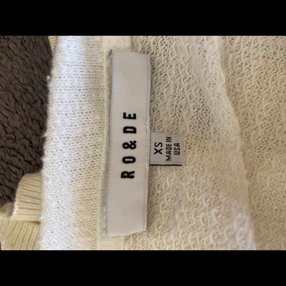 Ro&De Cream Ruffle top - Picture 4 of 4